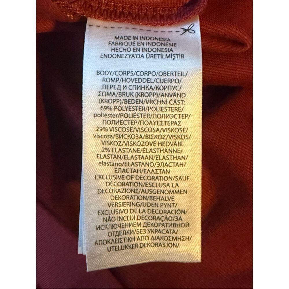 Ralph Lauren Baby Girl Red Cotton Jersey Dress Size 12M - Picture 10 of 10